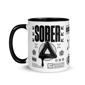 SOBER Black Label Mug – Melting Symbol Coffee Mug - 11 oz | Sobervation
