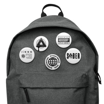 Sober BLACK Label Recovery Pin Button Set - Button Set - Sobervation
