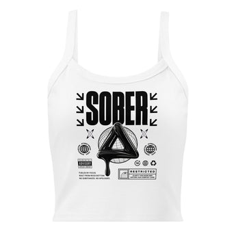 SOBER Black Label Tank Top – Melting Symbol Streetwear - XS | Sobervation