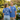 SOBER Blue Gingham Floral Back Print Essential Tee | Rose Detail Recovery T-Shirt | Sobervation - Heather Royal Graphic Print T Shirt - Sobervation