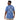 SOBER – Blue Gingham Floral Back Print Essential Tee w/ Rose Detail - Heather Royal Graphic Print T Shirt - Sobervation