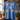 SOBER Blue Gingham Floral Essential Tee | Front Print Recovery T-Shirt | Sobervation - Heather Royal Graphic Print T Shirt - Sobervation
