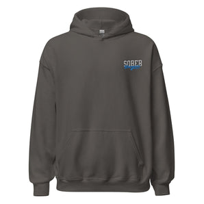 Sober Champion Hoodie – One Day at a Time - Charcoal / S | Sobervation