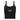 Sober Champion Embroidered Tank Top | Women's Micro-Rib - Solid Black Blend / XS | Sobervation