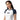 Sober Champion Embroidered Women's Micro Rib Raglan Baby Tee - White/Red / M | Sobervation