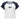 Sober Champion Embroidered Women's Micro Rib Raglan Baby Tee - White/Navy / S | Sobervation