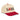 SOBER Emblem 5 - Panel Mid - Profile Baseball Cap – Embroidered Sobriety Symbol Hat - Red/Natural 5 Panel Mid Profile Baseball Cap - Sobervation