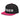 SOBER - Embroidered Snapback Hat - Black/ Neon Pink Classic Snapback - Sobervation