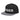 SOBER - Embroidered Snapback Hat - Black/ Silver Classic Snapback - Sobervation