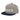 SOBER - Embroidered Snapback Hat - Heather Grey/ Navy Classic Snapback - Sobervation