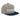 SOBER - Embroidered Snapback Hat - Heather Grey/ Navy Classic Snapback - Sobervation