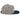 SOBER - Embroidered Snapback Hat - Heather Grey/ Navy Classic Snapback - Sobervation