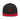SOBER in a Heart – Embroidered Snapback Hat - Black/ Red Snapback Hat - Sobervation