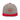 SOBER in a Heart – Embroidered Snapback Hat - Heather Grey/ Red Snapback Hat - Sobervation
