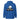 Sober Squad Skull Mohawk Embroidered Zip Hoodie – Edgy Recovery Apparel - Royal / S | Sobervation