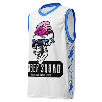 Sober Squad Skull Wave Basketball Jersey – Bold Athletic Apparel - 2XS | Sobervation