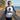 Sober Squad Skull Wave Raglan Shirt – 3/4 Sleeve Baseball Tee - White/Black / XS | Sobervation