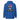 Sober Squad Skull Wave Embroidered Zip Hoodie – Edgy Recovery Apparel - Royal / S | Sobervation