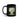 Sober Strength Recovery Turtle Black Glossy Mug - 11 oz Mug - Sobervation