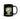 Sober Strength Recovery Turtle Black Glossy Mug - 11 oz Mug - Sobervation