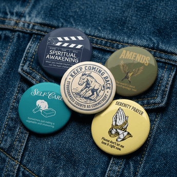 Sober Translations Recovery Pin Button Set - Button Set - Sobervation
