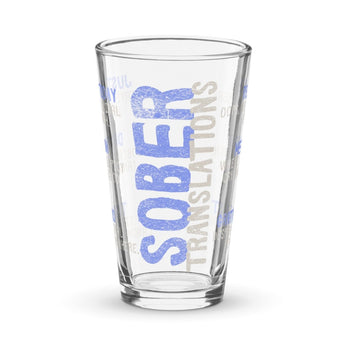 Sober Translations Vol. 2 – Recovery Pint Glass - Default Title | Sobervation