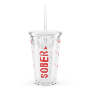 Sober Translations Vol. 3 – Clear Plastic Tumbler - Default Title | Sobervation