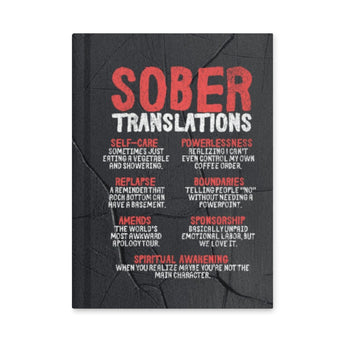 Sober Translations Volume 3 – Matte Hardcover Recovery Journal - Default Title | Sobervation