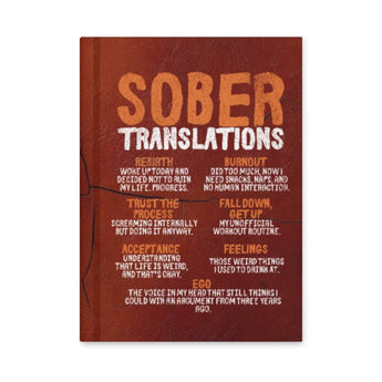 Sober Translations Volume 4 – Matte Hardcover Recovery Journal - Default Title | Sobervation