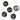 Sobervation Set of Pin Buttons - Printed Logo - Button Set - Sobervation