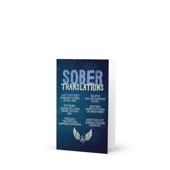 Soberversary Card – Sober Translations Vol. 2 (Wings of Recovery) - Default Title | Sobervation