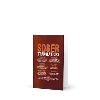 Soberversary Card – Sober Translations Vol. 4 (Phoenix Reborn) - Default Title | Sobervation