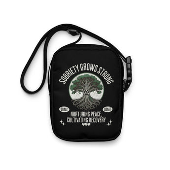 Sobriety Grows Strong Utility Crossbody Bag – Grounded on the Go - Default Title | Sobervation