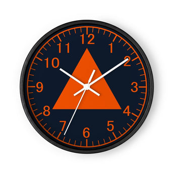 Sobriety Symbol Wall Clock – Orange - Wall Clock - Sobervation