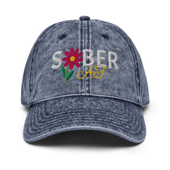 Spring Blossom – Vintage Otto Sober AF Cap - Navy | Sobervation