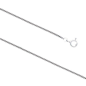 Sterling Silver Curb Chain - Available in 16", 18", 20", 24" and 30" - CH3100 - 16" | Sobervation