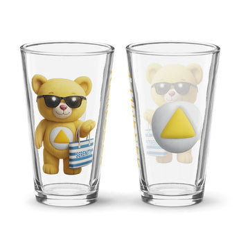 Sunny Serenity Cub Pint Glass – 16 oz Shaker - Default Title | Sobervation