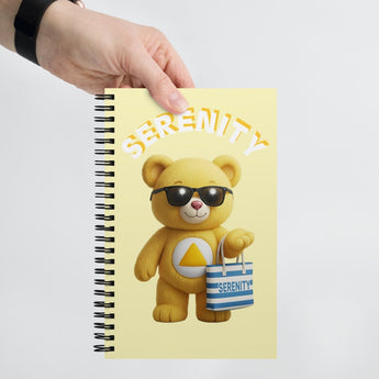 Sunny Spiral Notebook – Light for the Journey - Default Title | Sobervation