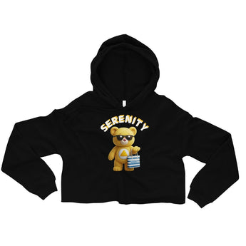 Sunny the Serenity Cub Crop Hoodie - Black / S | Sobervation