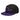 To Thine Own Self Be True | Embroidered Snapback Hat - Purple / Black / Black Classic Snapback - Sobervation