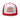 Unapologetically Sober Embroidered Trucker Cap - Red/ White/ Red Trucker Hat - Sobervation