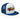 Vibrant Recovery Trucker Cap - Royal/ White/ Royal Trucker Hat - Sobervation