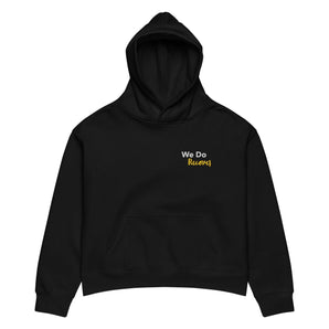 We Do Recover Embroidered Women's Relaxed Hoodie - Recovery Streetwear - XS | Sobervation