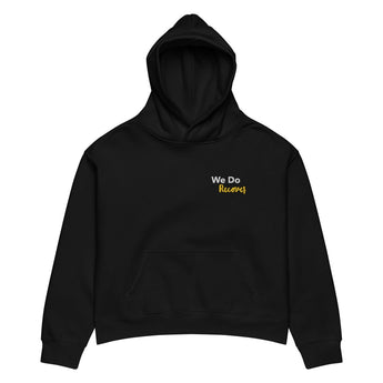 We Do Recover Embroidered Women's Relaxed Hoodie - Recovery Streetwear - XS | Sobervation