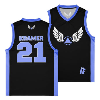 Wings of Recovery Custom Basketball Jersey - 2XS | Sobervation