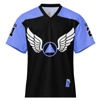 Wings of Recovery Custom Football Jersey – Personalize Your Path Forward - 2XS | Sobervation
