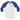 Wings of Recovery Embroidered Raglan Shirt | Unisex 3/4 Sleeve - White/Royal / S | Sobervation