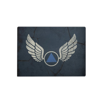 Wings of Recovery Glass Cutting Board – Kitchen Clarity - 8″×11″ | Sobervation