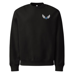 Wings of Recovery Oversized Sweatshirt – Bold Comfort for the Journey Upward - Black / S | Sobervation