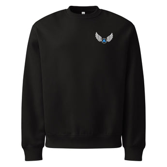 Wings of Recovery Oversized Sweatshirt – Bold Comfort for the Journey Upward - Black / S | Sobervation